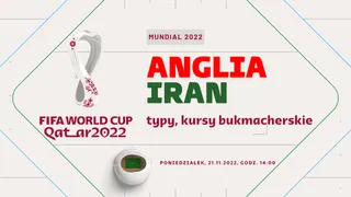 Anglia – Iran: Typy, kursy, zakłady (21.11.2022)