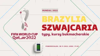 Brazylia - Szwajcaria: Typy, kursy zakłady (28.11.2022)
