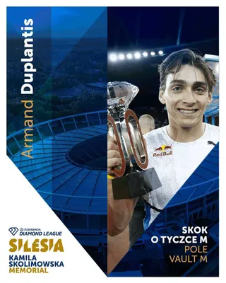 Duplantis ponownie na Śląskim! Konkurencje Diamentowej Ligi w Polsce ogłoszone