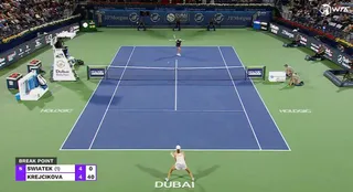 Krejcikova pokonuje Świątek w Dubaju i zdobywa pierwszy tytuł w tym roku