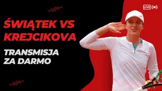 Świątek - Krejcikova za darmo - Transmisja w internecie