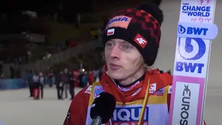 Dawid Kubacki z brązowym medalem na dużej skoczni! [wideo]