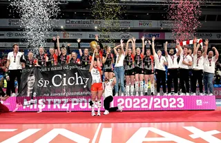 TAURON Liga: ŁKS Commercecon Łódź odebrał złote medale! [Foto + Wideo]