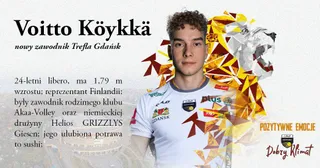 Voitto Koykka nowym zawodnikiem Trefla Gdańsk!