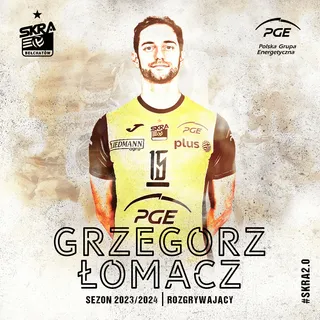 Będzie siódmy sezon Grzegorza Łomacza w PGE Skrze Bełchatów!