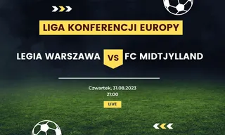 Legia Warszawa - FC Midtjylland: Typy, kursy (31.08.2023)
