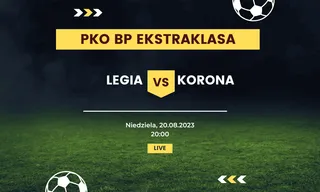 Legia Warszawa - Korona Kielce: Typy, kursy (20.08.2023)