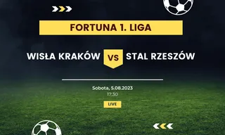 Wisła Kraków - Stal Rzeszów: Typy, kursy (5.08.2023)