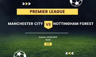 Manchester City - Nottingham Forest: Typy, kursy (23.09.2023)