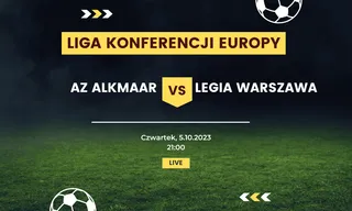 AZ Alkmaar - Legia Warszawa: Typy, kursy (5.10.2023)