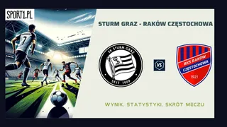 Sturm Graz - Raków Częstochowa: wynik, statystyki, skrót meczu [30.11.23]