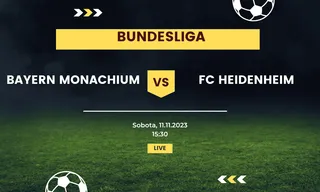 Bayern Monachium - 1. FC Heidenheim: Typy, kursy (11.11.2023)