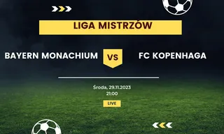 Bayern Monachium - FC Kopenhaga: Typy, kursy (29.11.2023)
