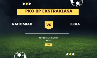 Radomiak - Legia Warszawa: Typy, kursy (5.11.2023)