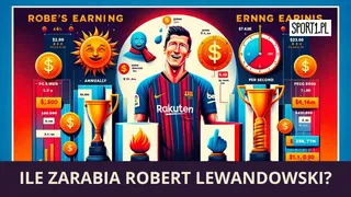 Ile zarabia Lewandowski? Zarobki za godzinę, minutę, sekundę