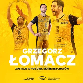 Grzegorz Łomacz zostaje w PGE GiEK Skrze Bełchatów na kolejny sezon!