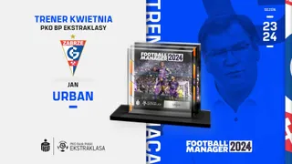Jan Urban Trenerem Kwietnia 2024 w PKO BP Ekstraklasie!