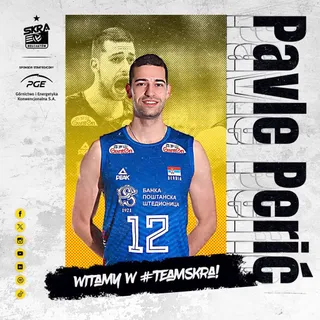 PlusLiga: Pavle Perić w PGE GiEK Skrze Bełchatów!