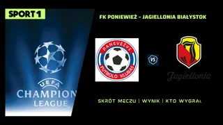 FK Poniewież – Jagiellonia Białystok: Skrót, Wynik. Kto wygrał? 23.07.2024