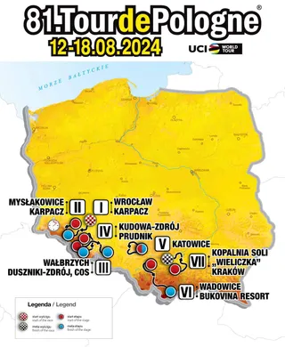 Tour de Pologne 2024: Zapowiedź i podsumowanie wyniku! [12-18 sierpnia]