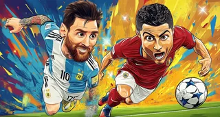 Symulacja 3D pokazała, kto wygrałby 100-metrowy sprint między Messim a Ronaldo!