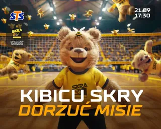 STS i PGE GiEK Skra Bełchatów łączą siły w akcji „Dorzuć misie”!