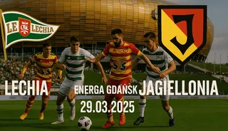Lechia Gdańsk - Jagiellonia Białystok: Typy, składy, bonusy (29.03.2025)