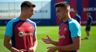Ferran Torres dziękuje Lewandowskiemu za pomoc w rozwoju: "Próbuję wchłonąć wszystko od niego"