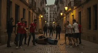 Bójki w San Sebastian - policja komentuje zamieszki przed meczem United-Tottenham