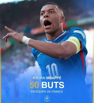 Mbappé jako trzeci Francuz w historii strzela 50 goli. Do pobicia rekordu potrzeba już tylko ośmiu