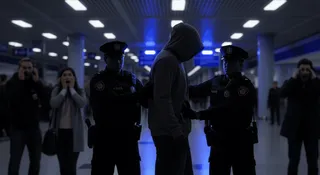 Szokujące sceny na lotnisku Stansted:  Były piłkarz Premier League aresztowany po wylądowaniu w Anglii