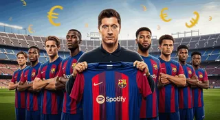 Gigantyczne zarobki piłkarzy FC Barcelony w 2025 roku - Lewandowski na szczycie listy płac