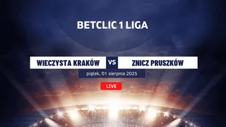 Wieczysta Kraków - Znicz Pruszków: Typy, kursy, statystyki (01.08.2025)