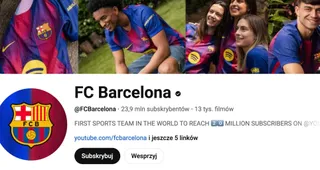 FC Barcelona bije rekord na YouTube – za nią nawet NBA!