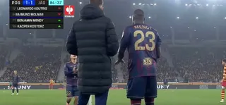 Benjamin Mendy zadebiutował w Pogoni. Oto wszystkie jego akcje! [WIDEO]