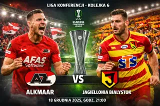 Skrót meczu AZ Alkmaar - Jagiellonia 0:0 (18.12.2025)