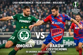 Skrót meczu Omonia - Raków Częstochowa 0:1. Bramki i gole wideo (18.12.2025)