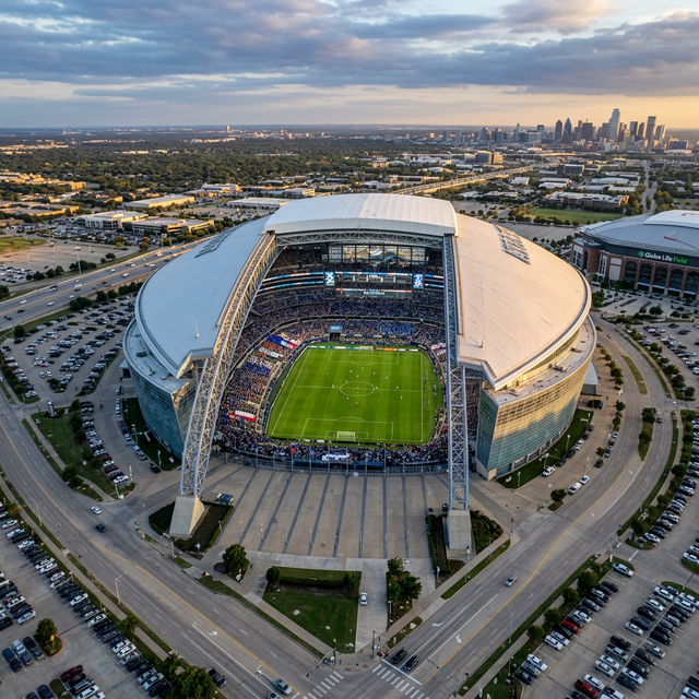 AT&T Stadium — największy stadion turnieju