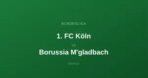 1. FC Köln - Borussia M'gladbach: Typy bukmacherskie