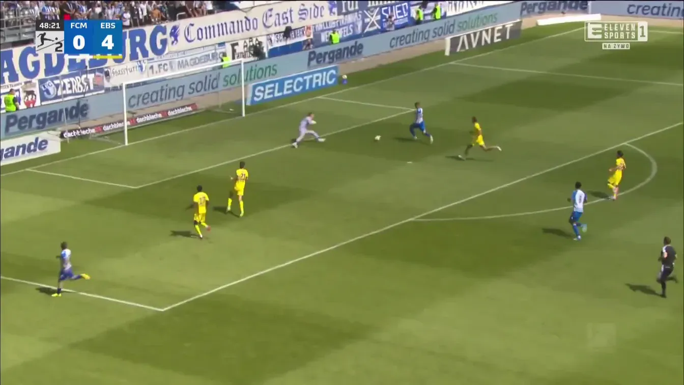 1. FC Magdeburg 1-6 Eintracht Braunschweig - Mateusz Żukowski