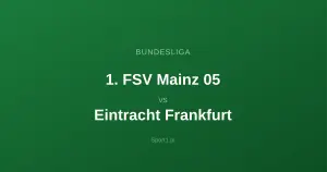 1. FSV Mainz 05 - Eintracht Frankfurt: Typy bukmacherskie