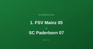1. FSV Mainz 05 - SC Paderborn 07: Typy bukmacherskie