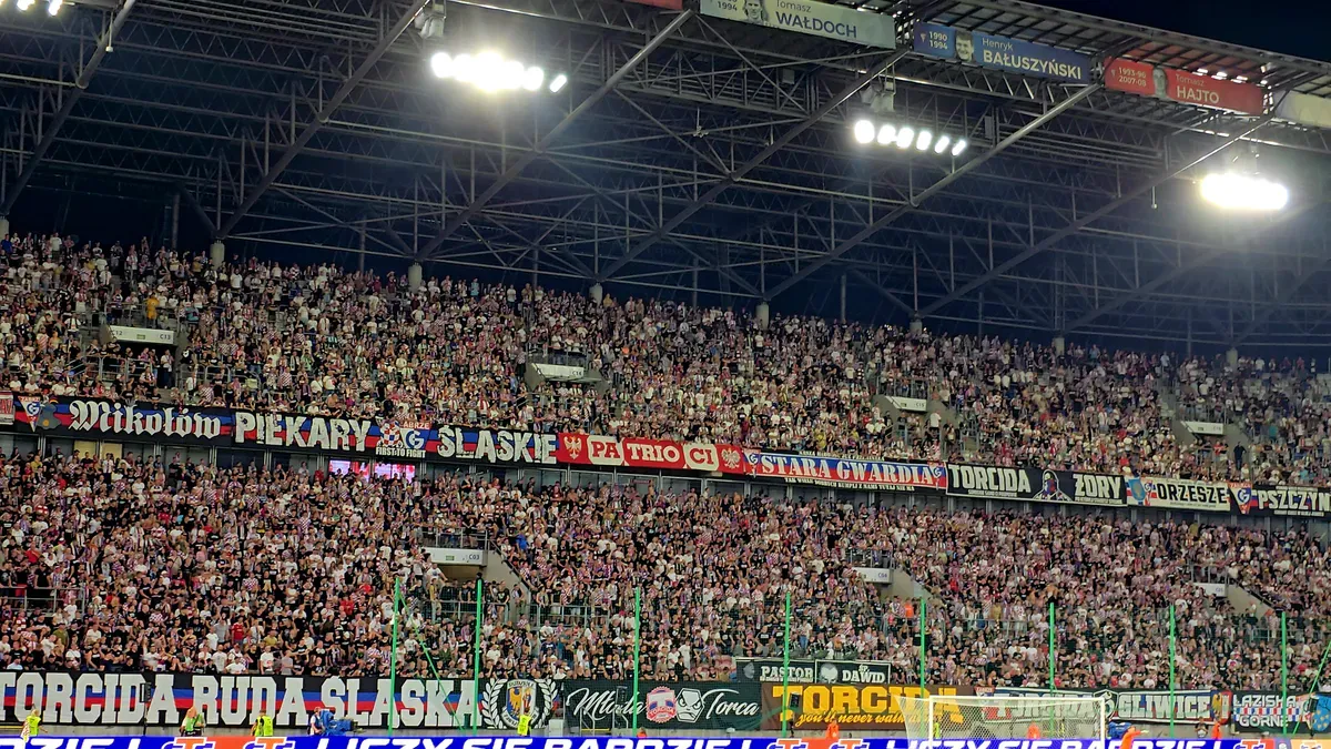 Torcida na meczu Górnik Zabrze - Wisła Kraków (16.08.2026)