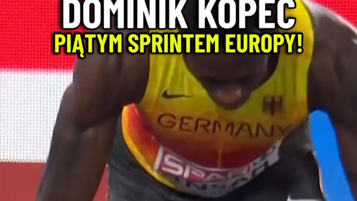 20 lat czekania na występ polskiego sprintera w finale ME i KONIEC. Dominik Kopeć zajął 5. miejsce w finale biegu na 100