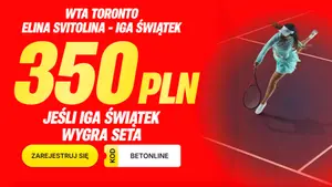 350 PLN, jeśli Iga Świątek wygra seta. Superbet przygotował specjalną promocję!