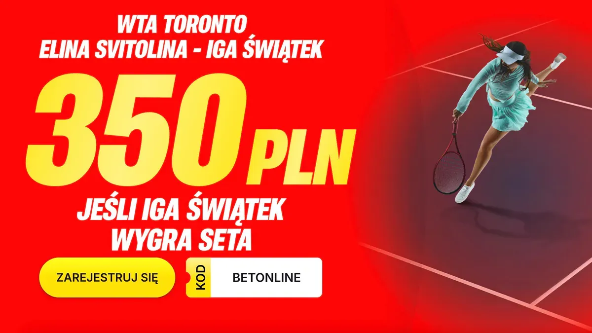 350 PLN, jeśli Iga Świątek wygra seta. Superbet przygotował specjalną promocję!