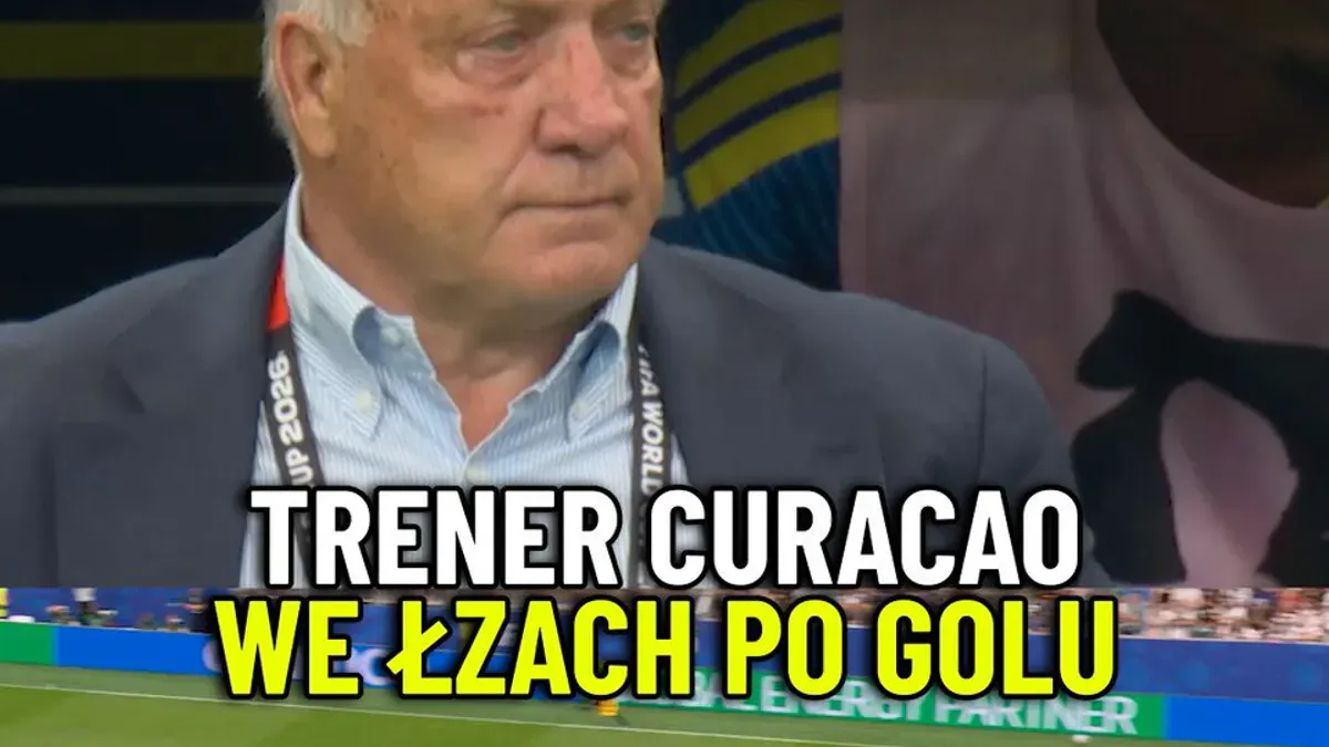 78-letni Dick Advocaat nie krył wzruszenia po pierwszym w historii golu Curacao na mistrzostwach świata. Choć jego druży