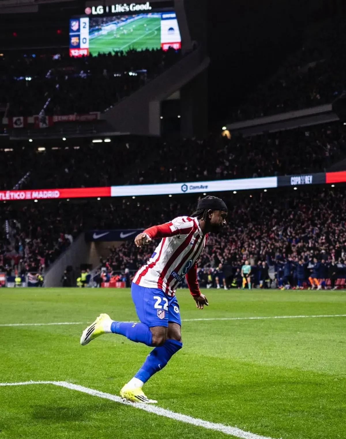 Ademola Lookman z pierwszym golem dla Atletico Madryt w Lidze Mistrzów