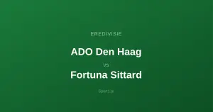 ADO Den Haag - Fortuna Sittard: Typy bukmacherskie