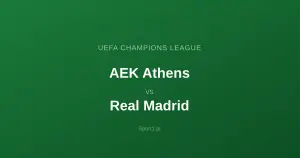 AEK Ateny - Real Madryt: Typy bukmacherskie